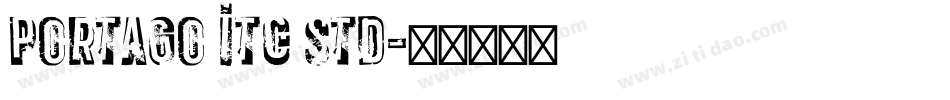 Portago ITC Std字体转换